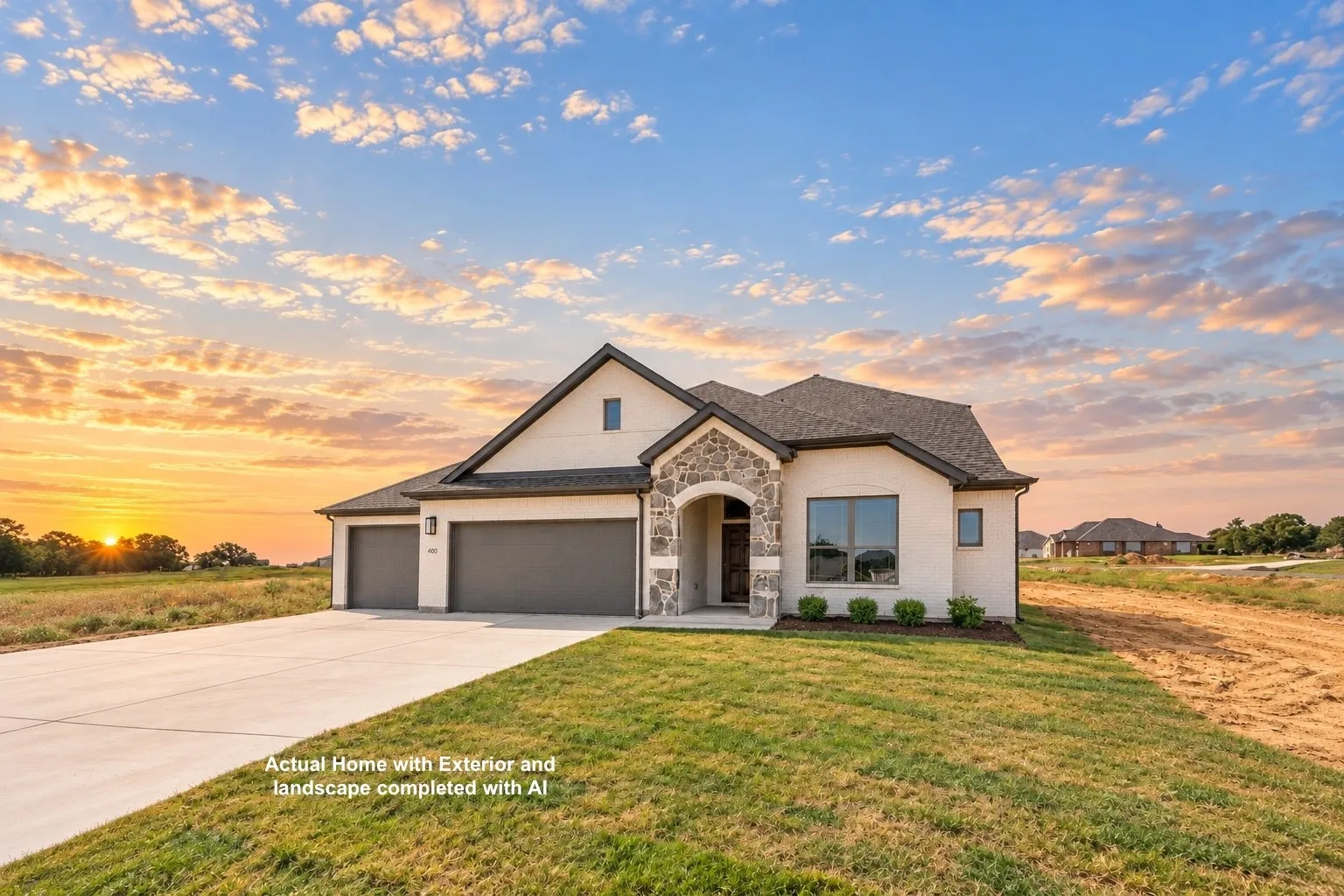 Single Family Residence For Sale in Parker County , 400 Mc Alpine, Springtown, Texas 76082, 5 Bedroom, 3 Bathroom, 3 Garage spaces, 2,738 Sqft, built in 2026, mls#21364628, Real Estate Agent in Springtown, Homes For Sale in Parker county, Homes For Sale in Springtown, Realtor in Springtown Texas, Real Estate Brokerage Independent Realty Texas, Luminita Cordes Realtor