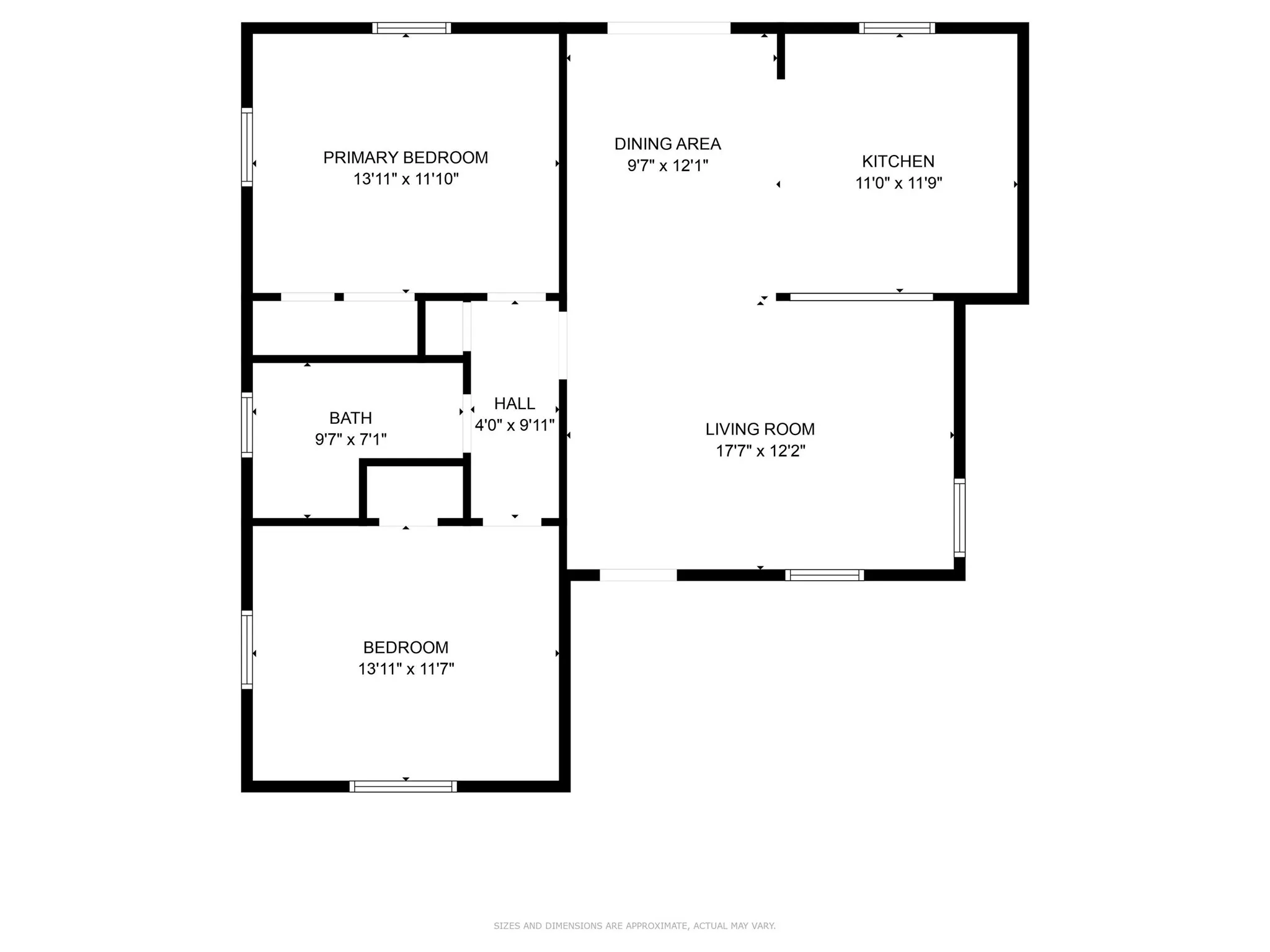 View of floor plan / room layout