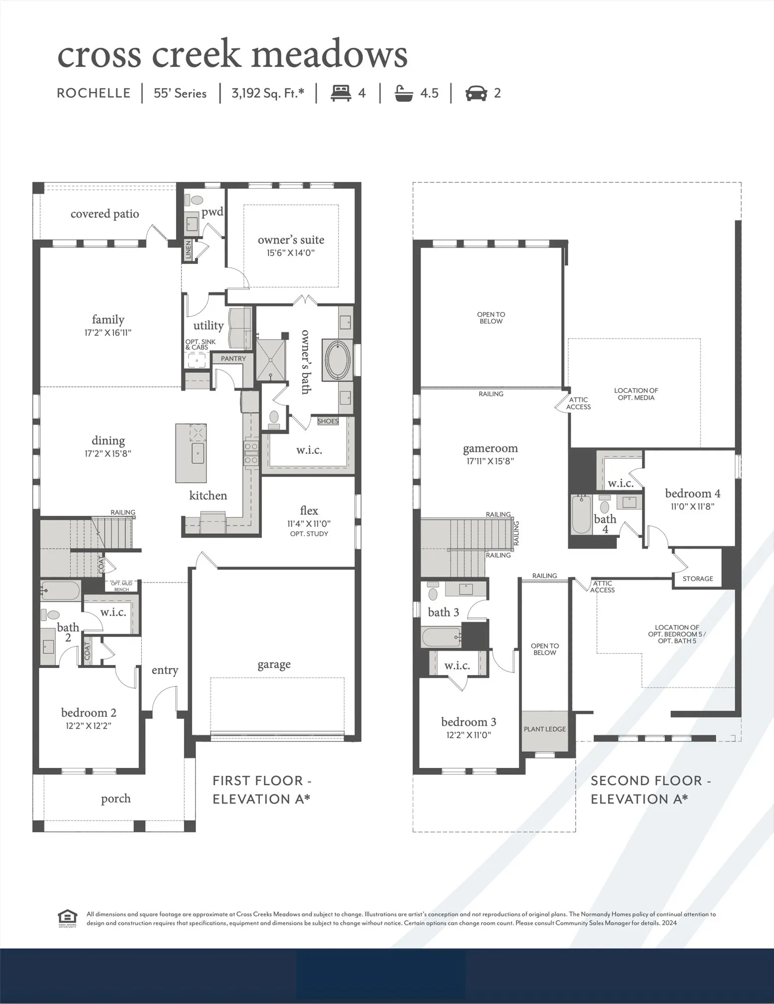 A spacious, open and flowing floor plan filled with luxurious finishes....our Rochelle plan is your dream home come to life!