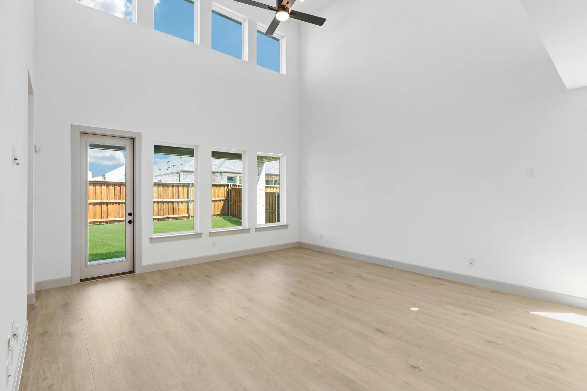 Our Rochelle plan offers a family room large enough to host the entire family!