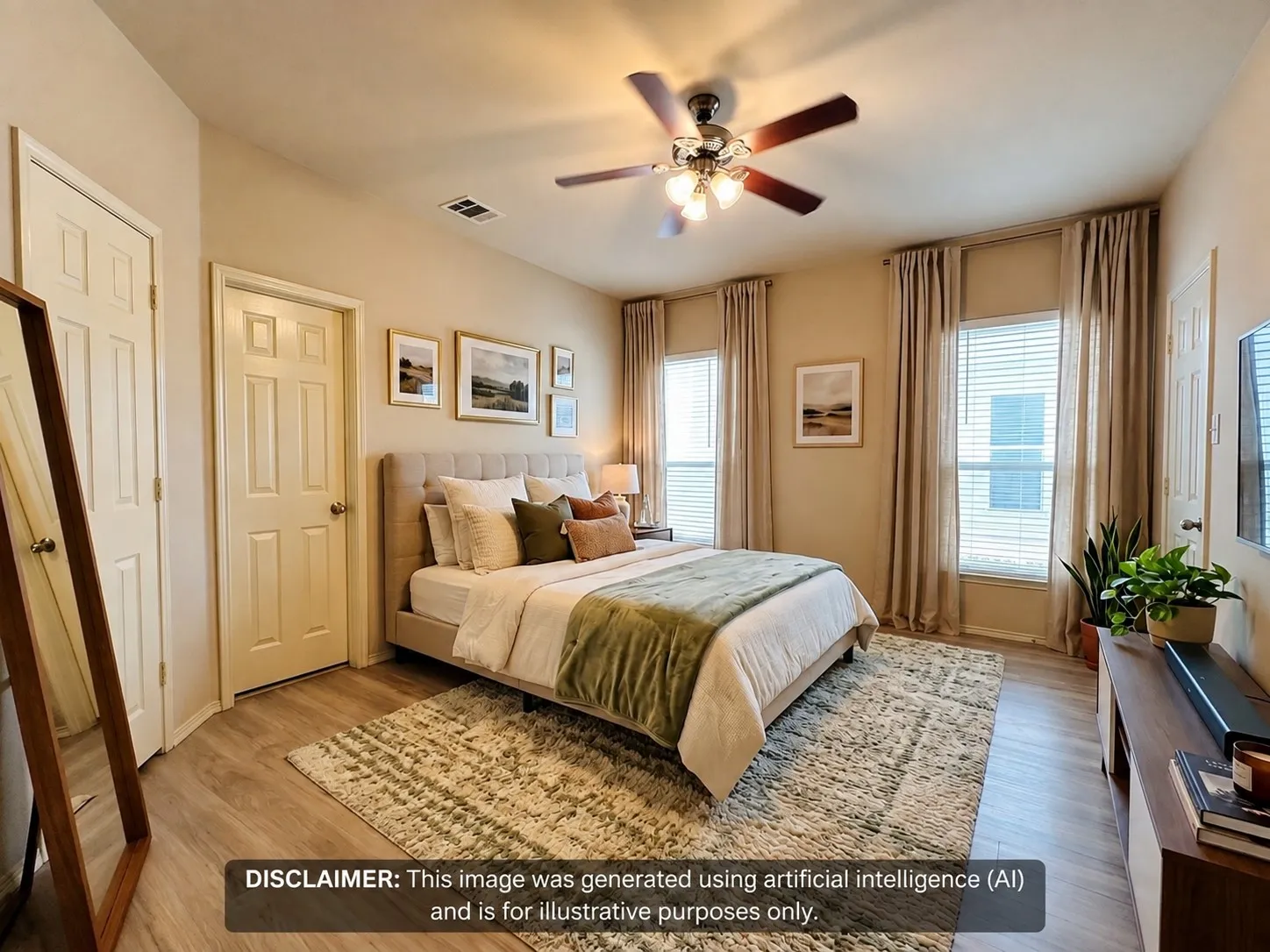 Master Bedroom.
AI Generated!