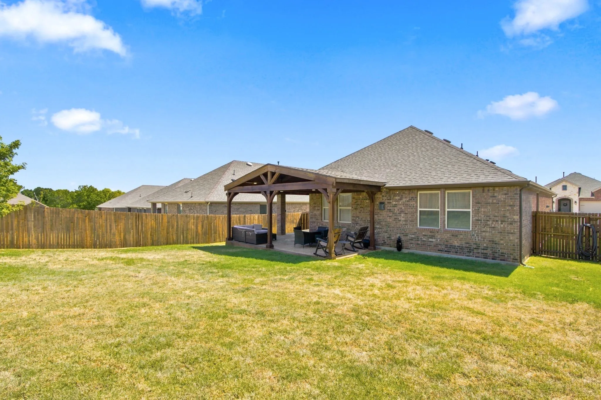 Oversized lot with big backyard