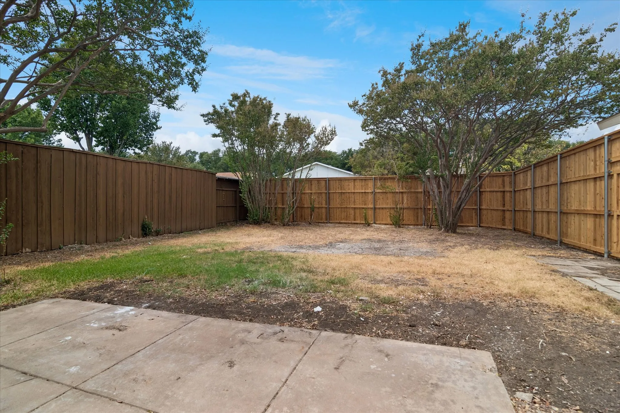 New fence