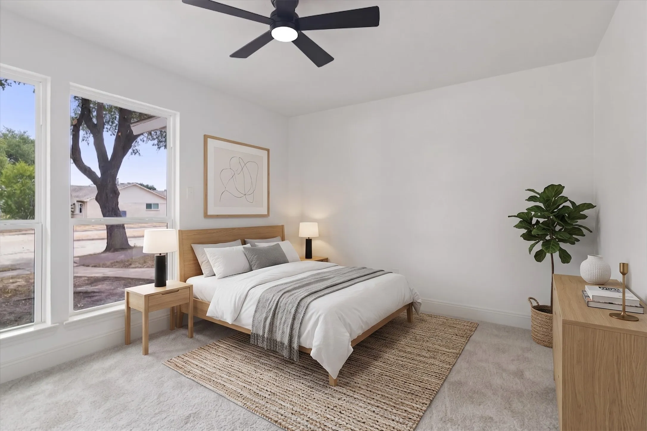 Virtually Staged - primary bedroom