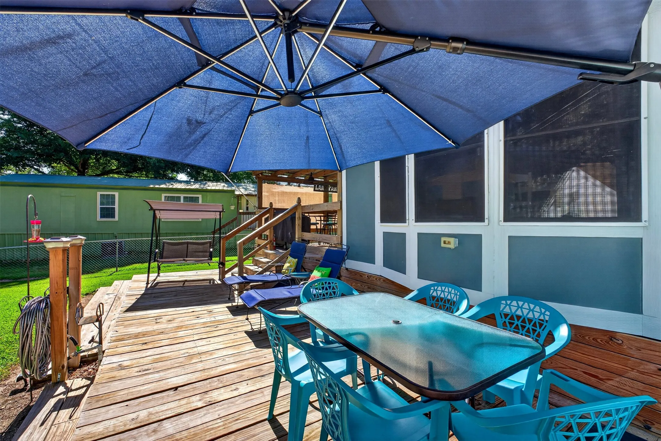 Need a little fresh air, step onto the deck