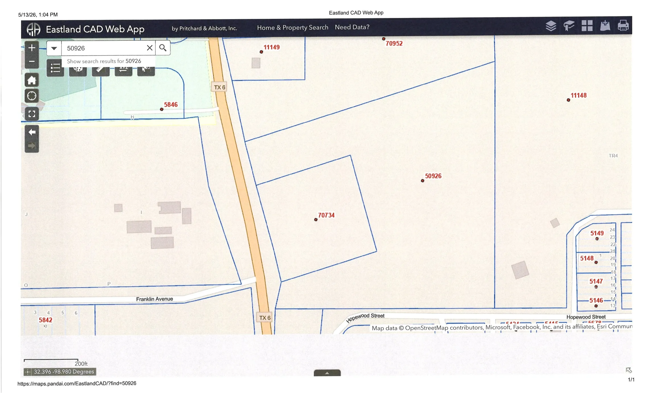 Unimproved Land For Sale in Eastland County , 404 HIGHWAY 6, Cisco, Texas 76437, 0, 0, Garage spaces, 0 Sqft, built in 0, Price $239,000, mls#21363922, Real Estate Agent in Cisco, Homes For Sale in Eastland county, Homes For Sale in Cisco, Realtor in Cisco Texas, Real Estate Brokerage Independent Realty Texas, Luminita Cordes Realtor