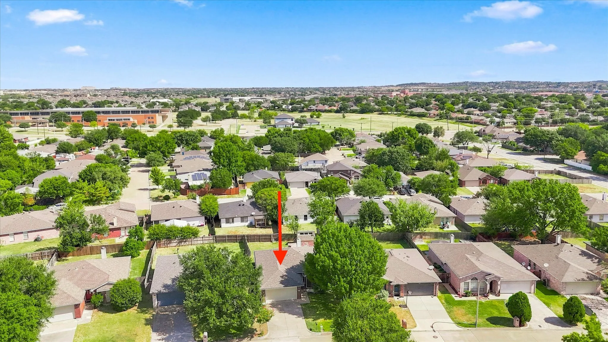 Lots of beautiful greenery maturing in this established neighborhood.