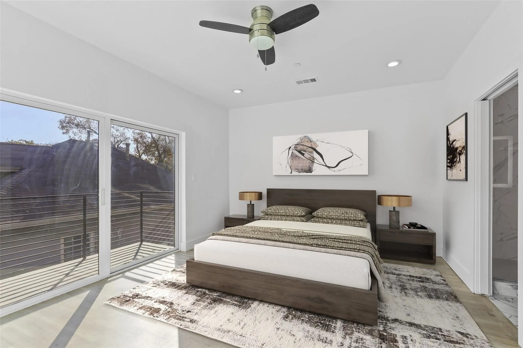 Primary Bedroom Virtually Staged