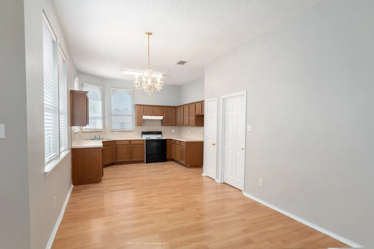 Kitchen and dining room