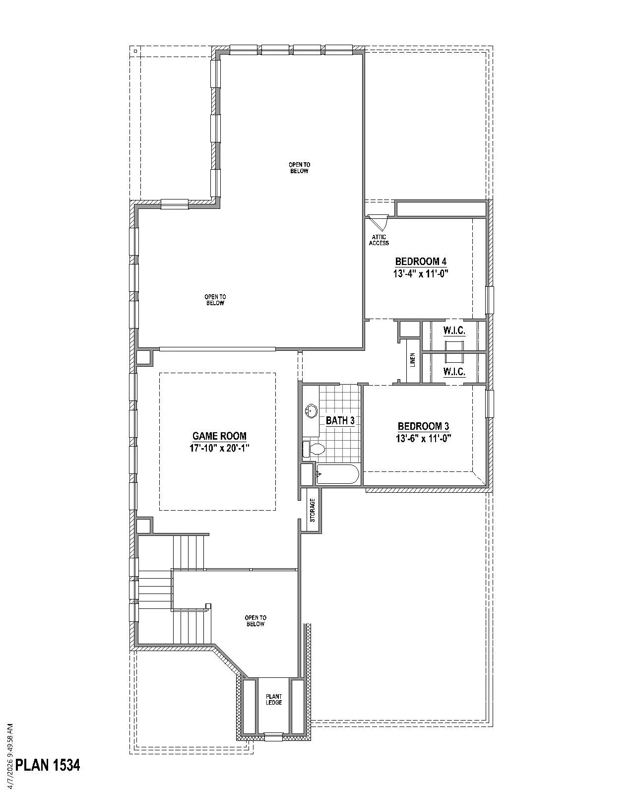 Level 2 Floor plan