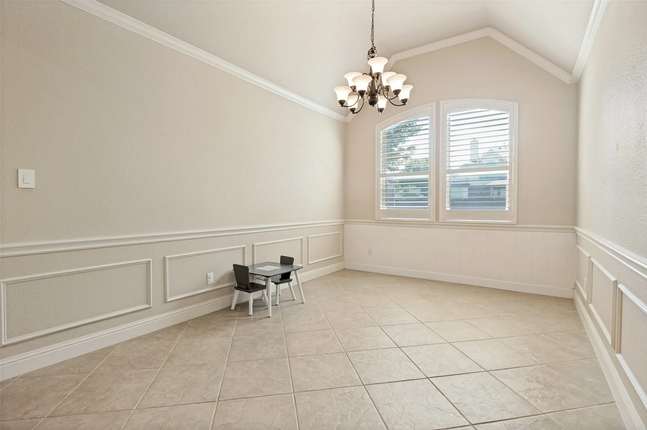Formal dining area