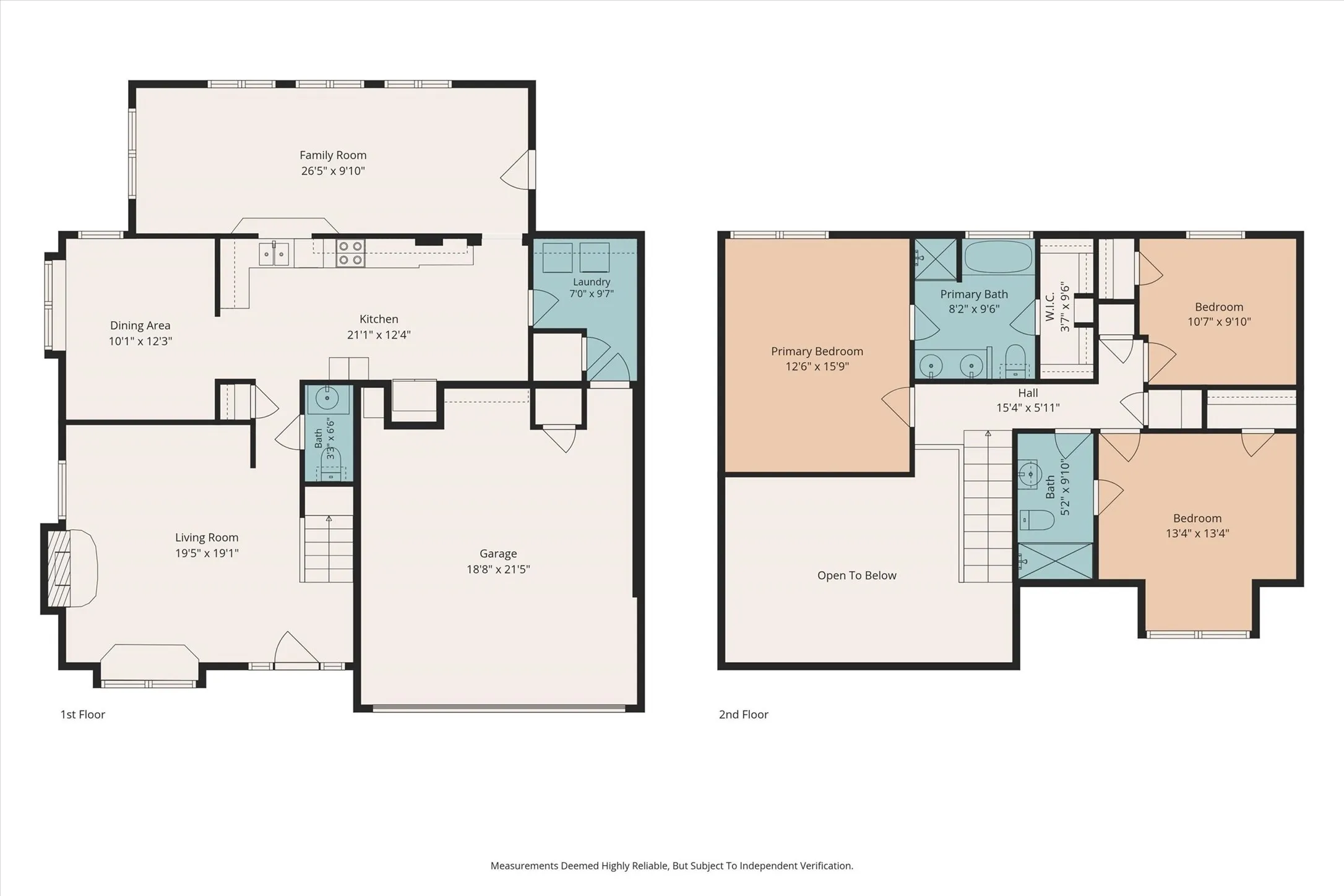 Floor plan overview showing the thoughtful two-story layout
