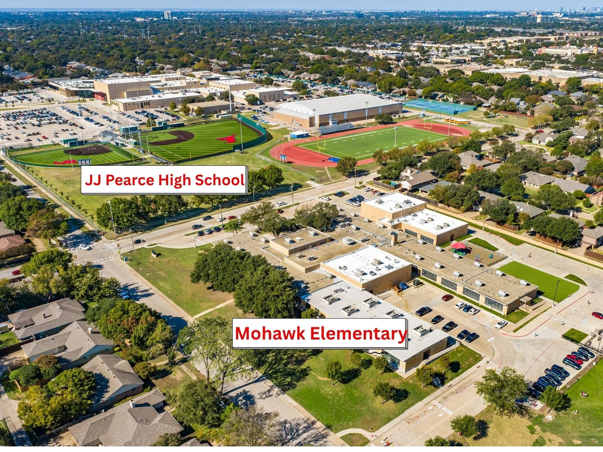 Property located 2 streets to the south of JJ Pearce and Mohawk Elementary!