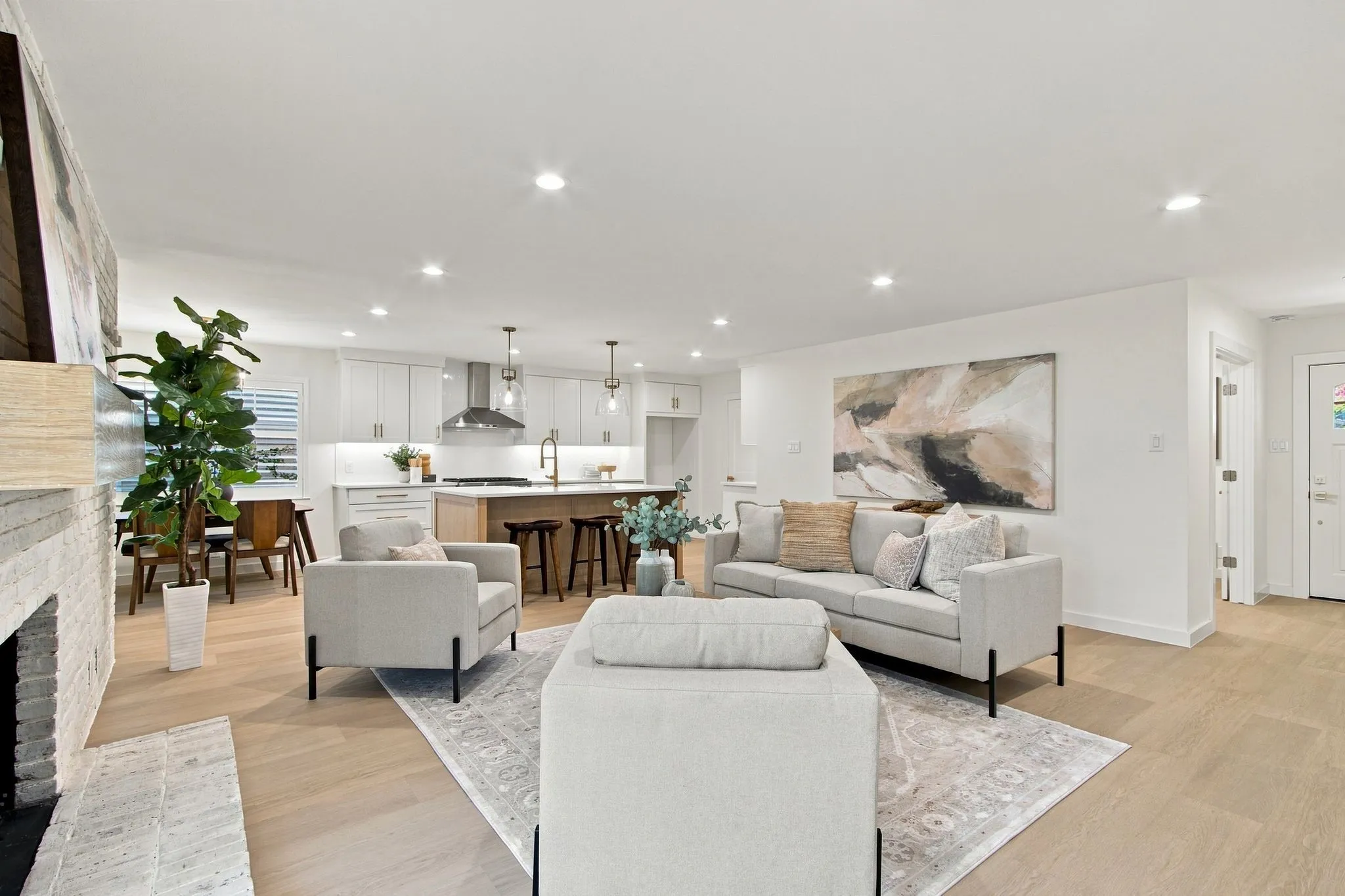 Recessed lighting, LVP flooring and plenty of space for entertaining!
