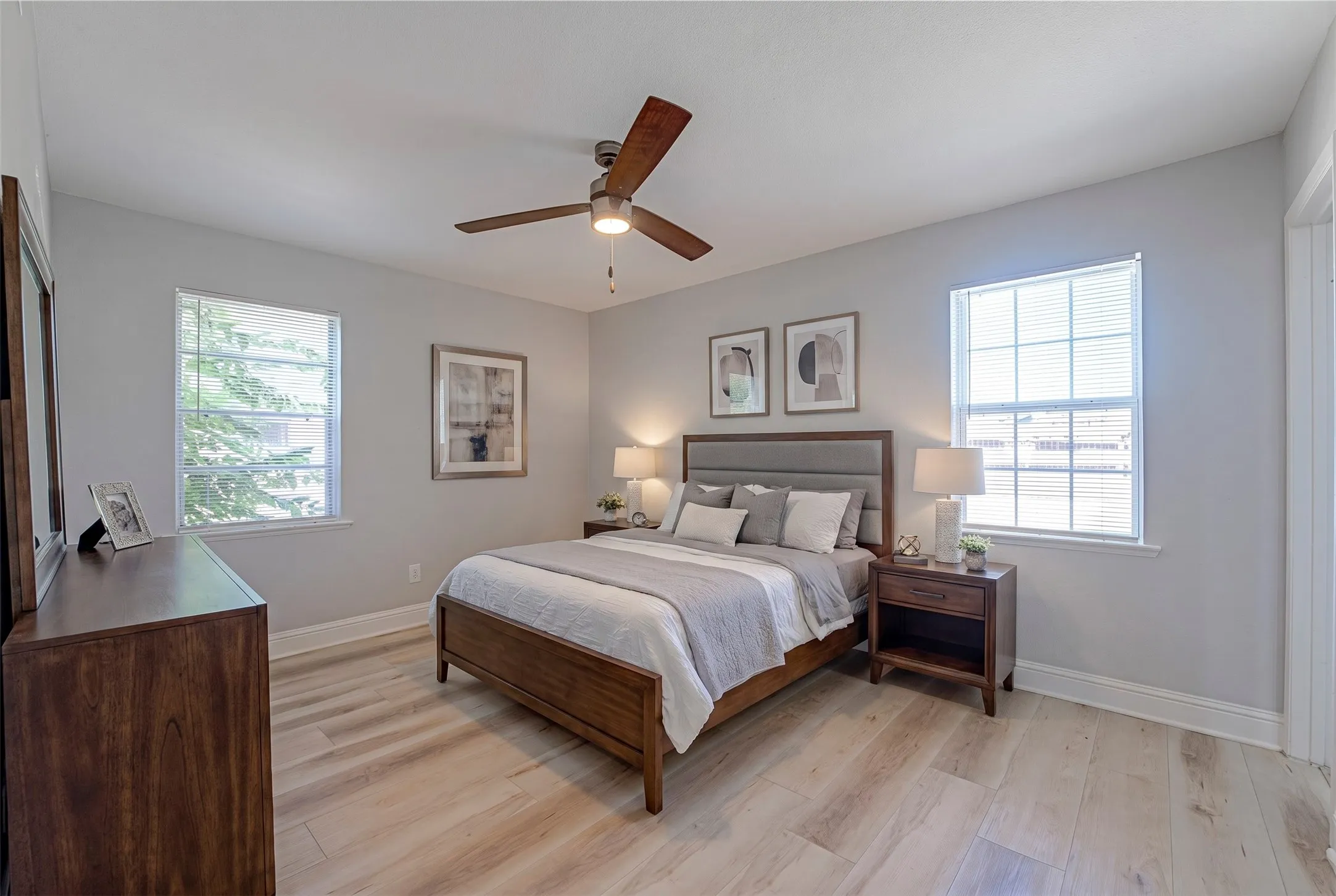 Primary Bedroom - virtually staged