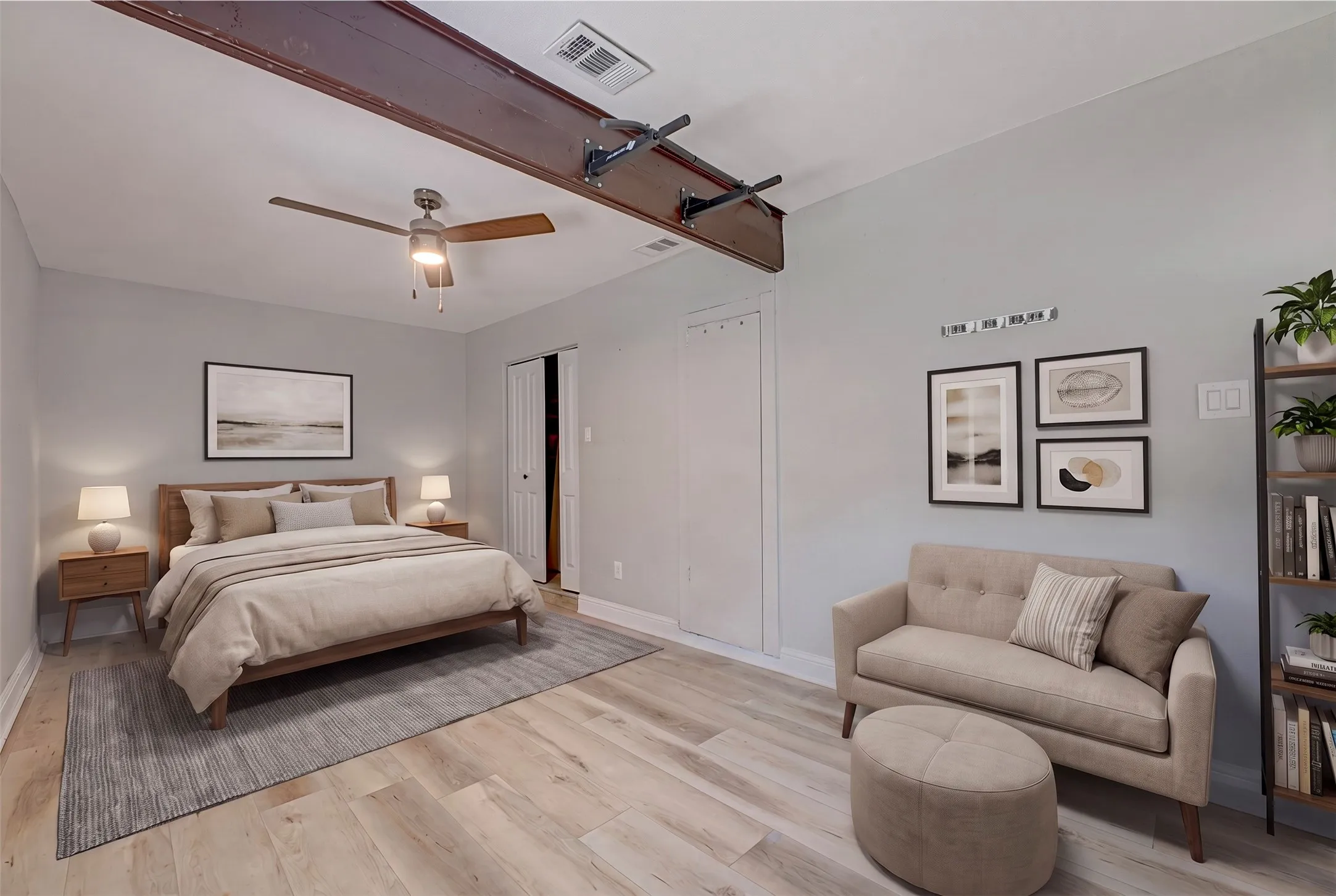 Bedroom - virtually staged