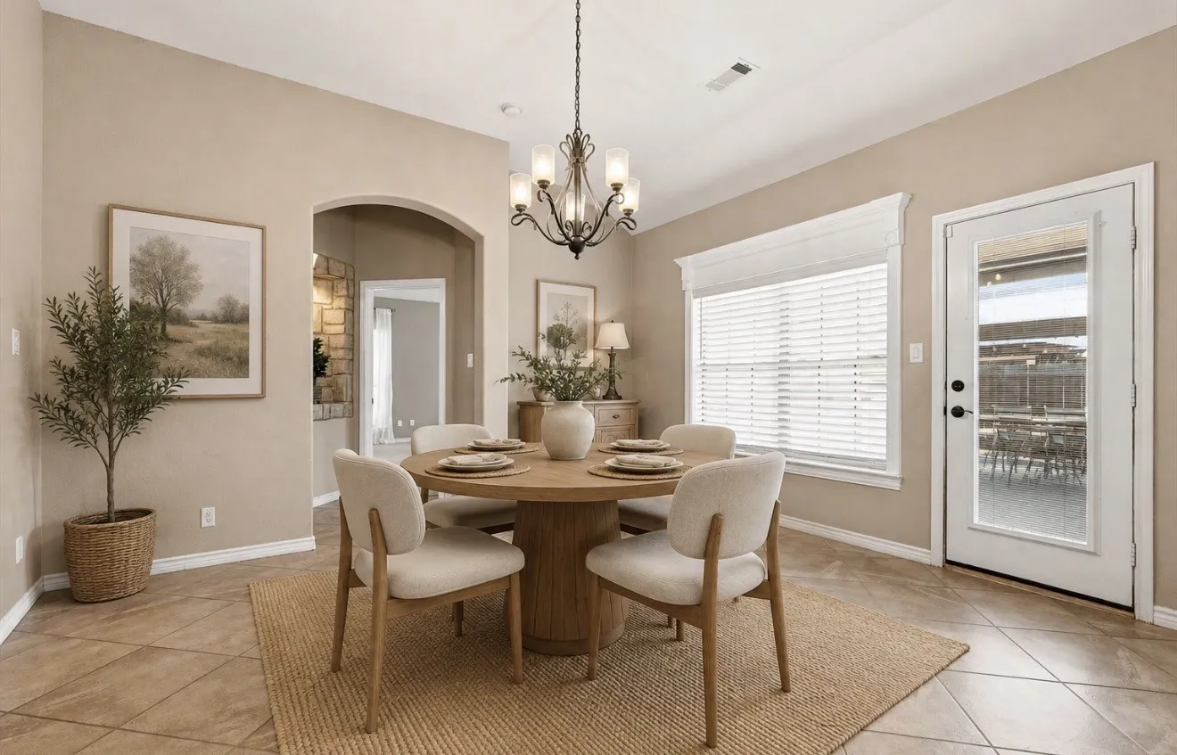 Dinning Area Virtually Staged