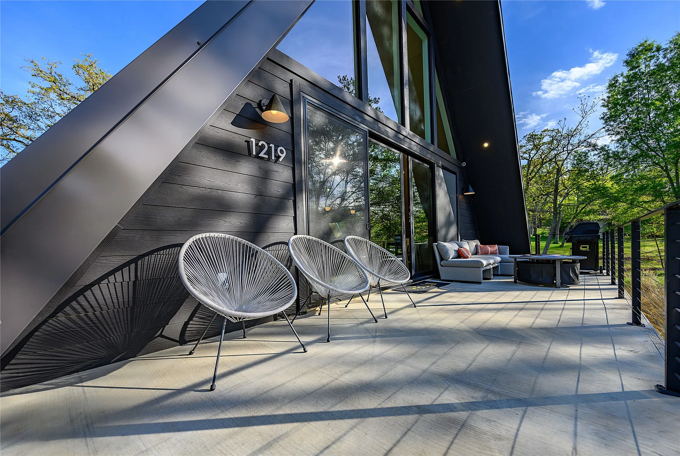 Large patio to take in fresh air and lake view