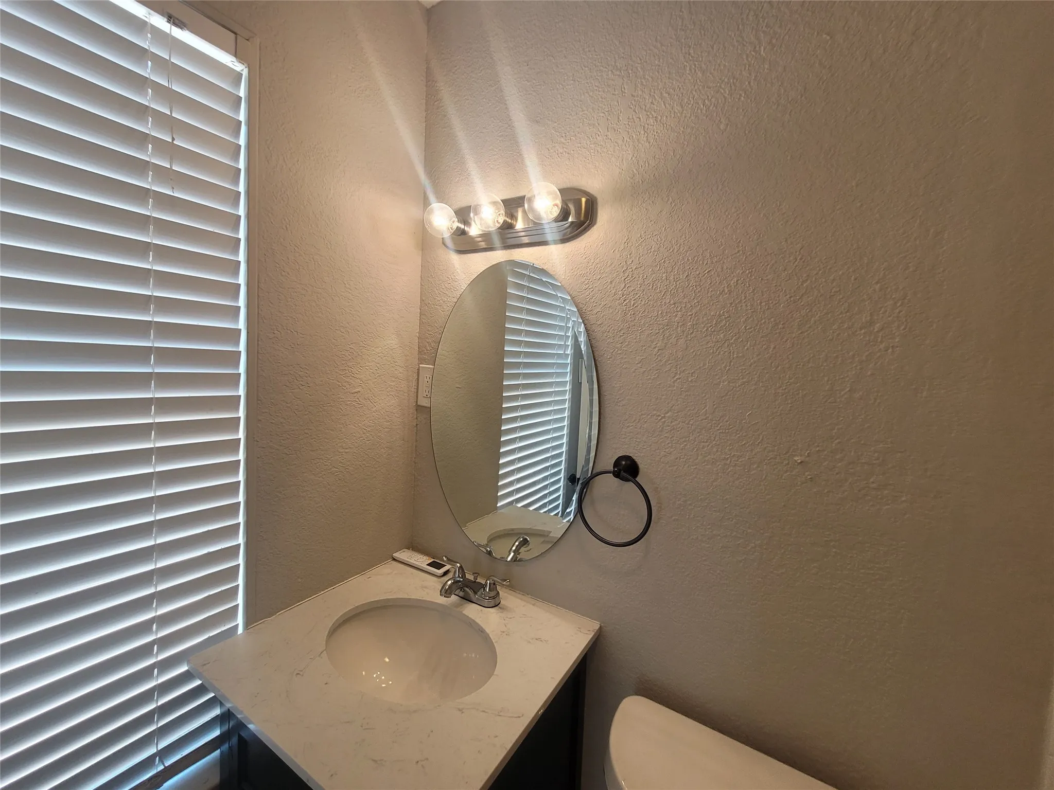 En suite bath.