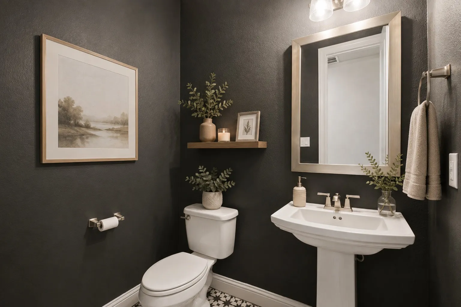 Powder bathroom