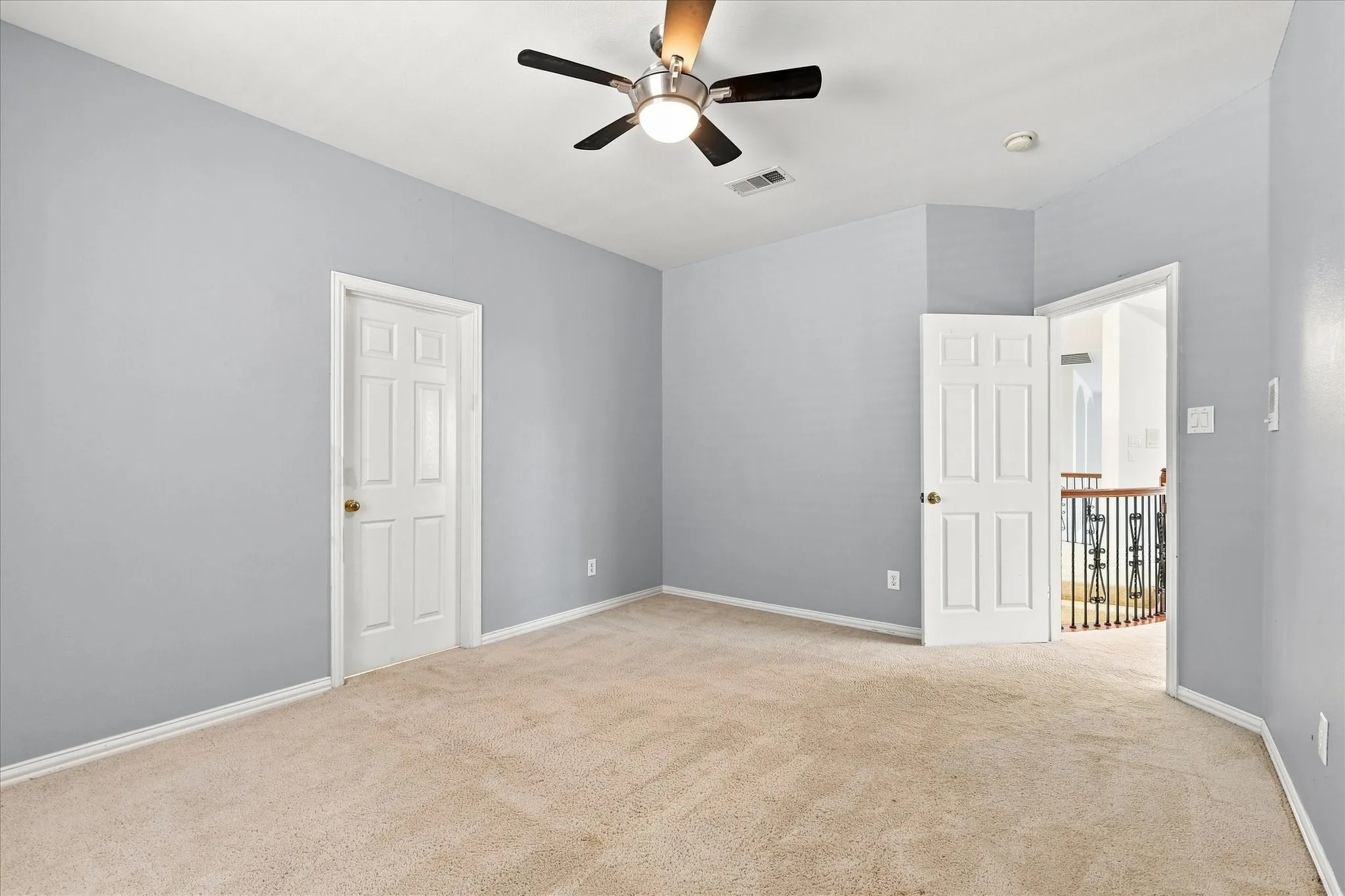Second primary split from other secondary rooms upstairs