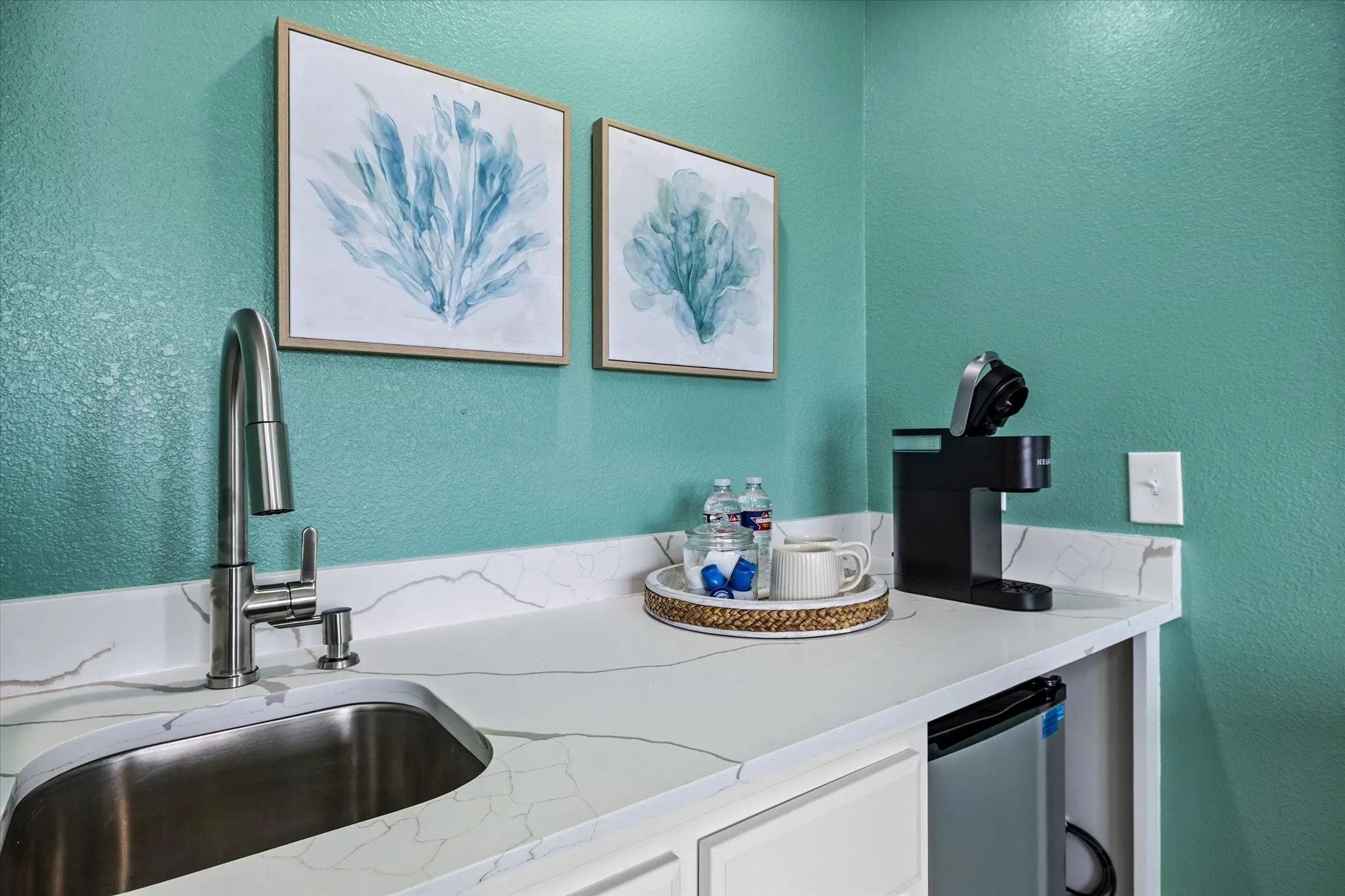 Enjoy morning coffee without leaving your room!