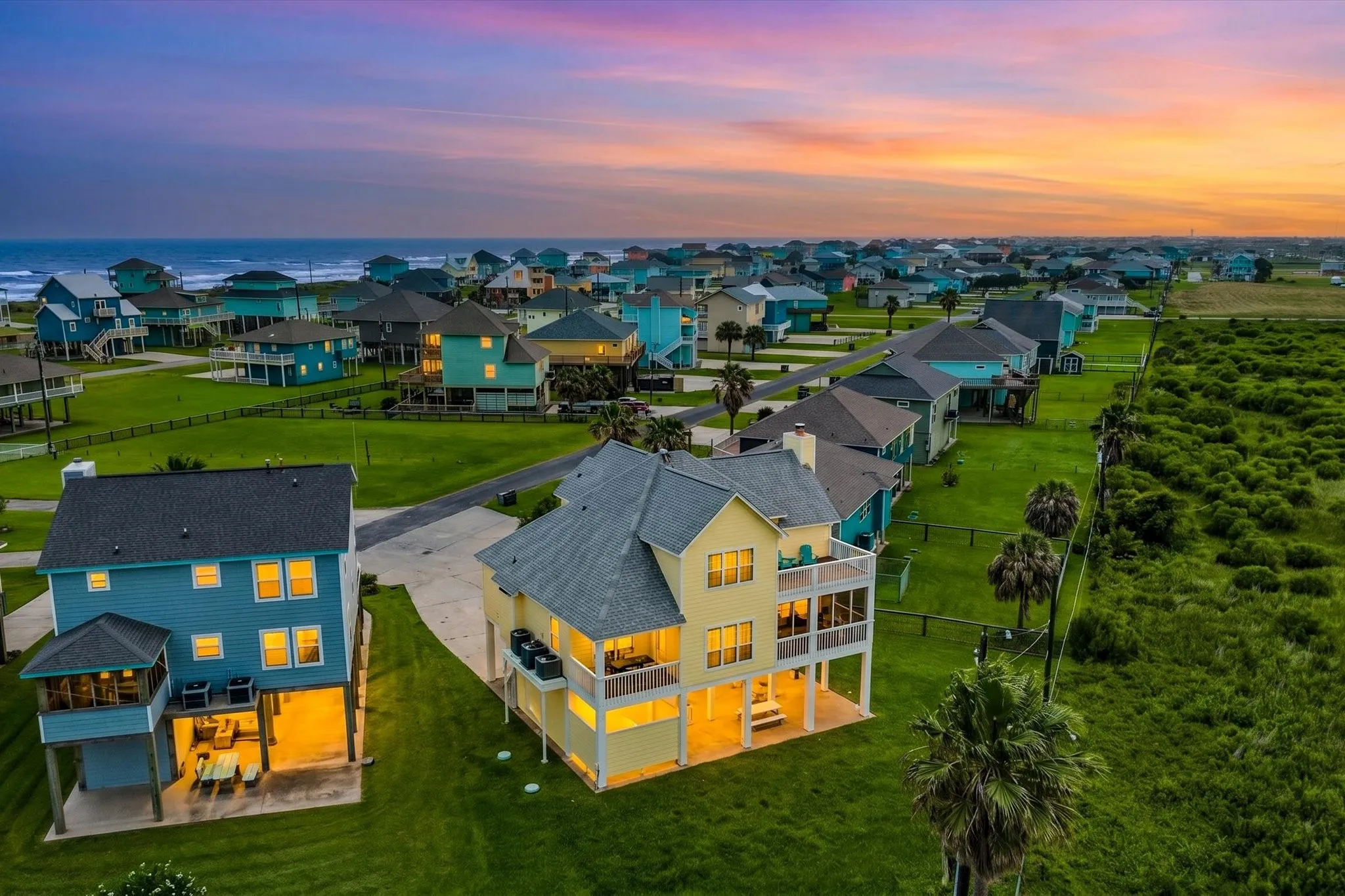 Multiple Outdoor Gathering Spaces with 4 private decks
