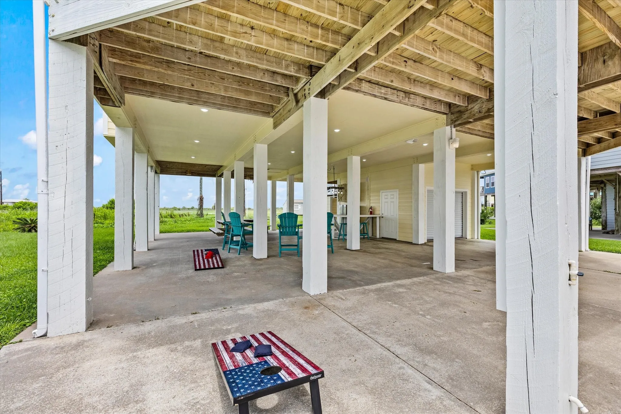 Games provided including cornhole!