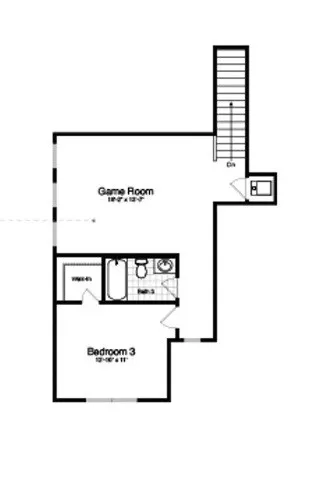 2nd floor big family room and extra br upstairs