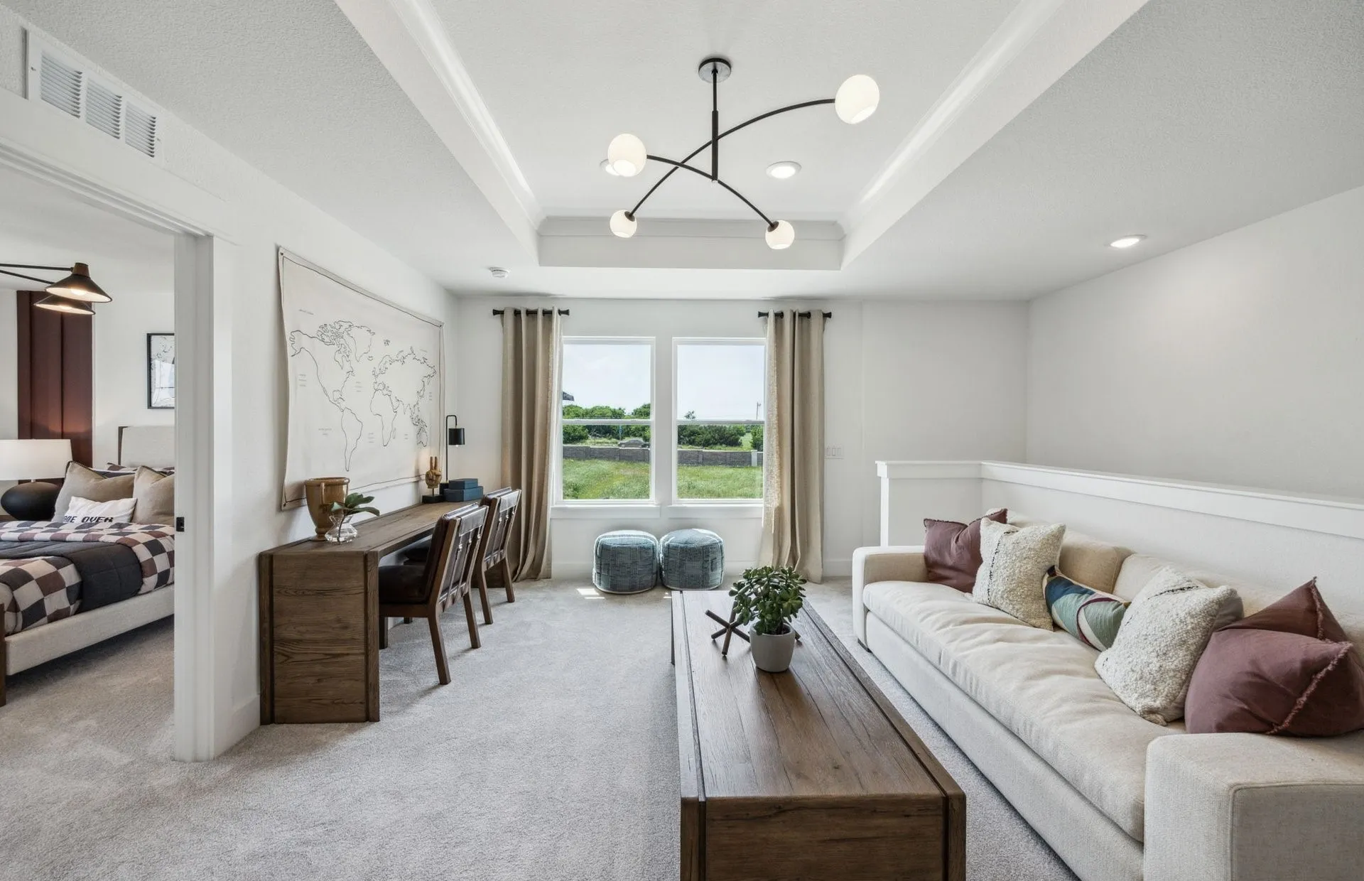 *Model Representation - Spacious loft on second level