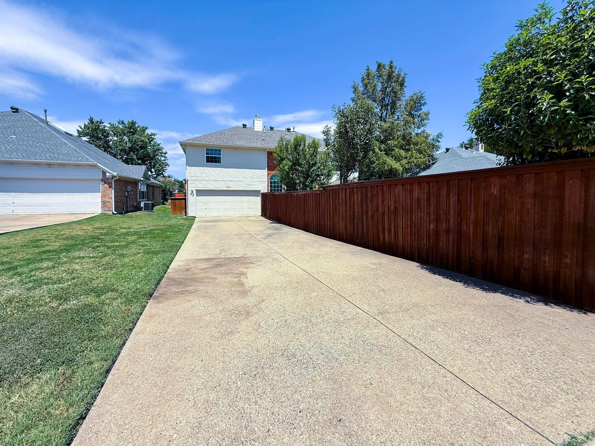 Long driveway