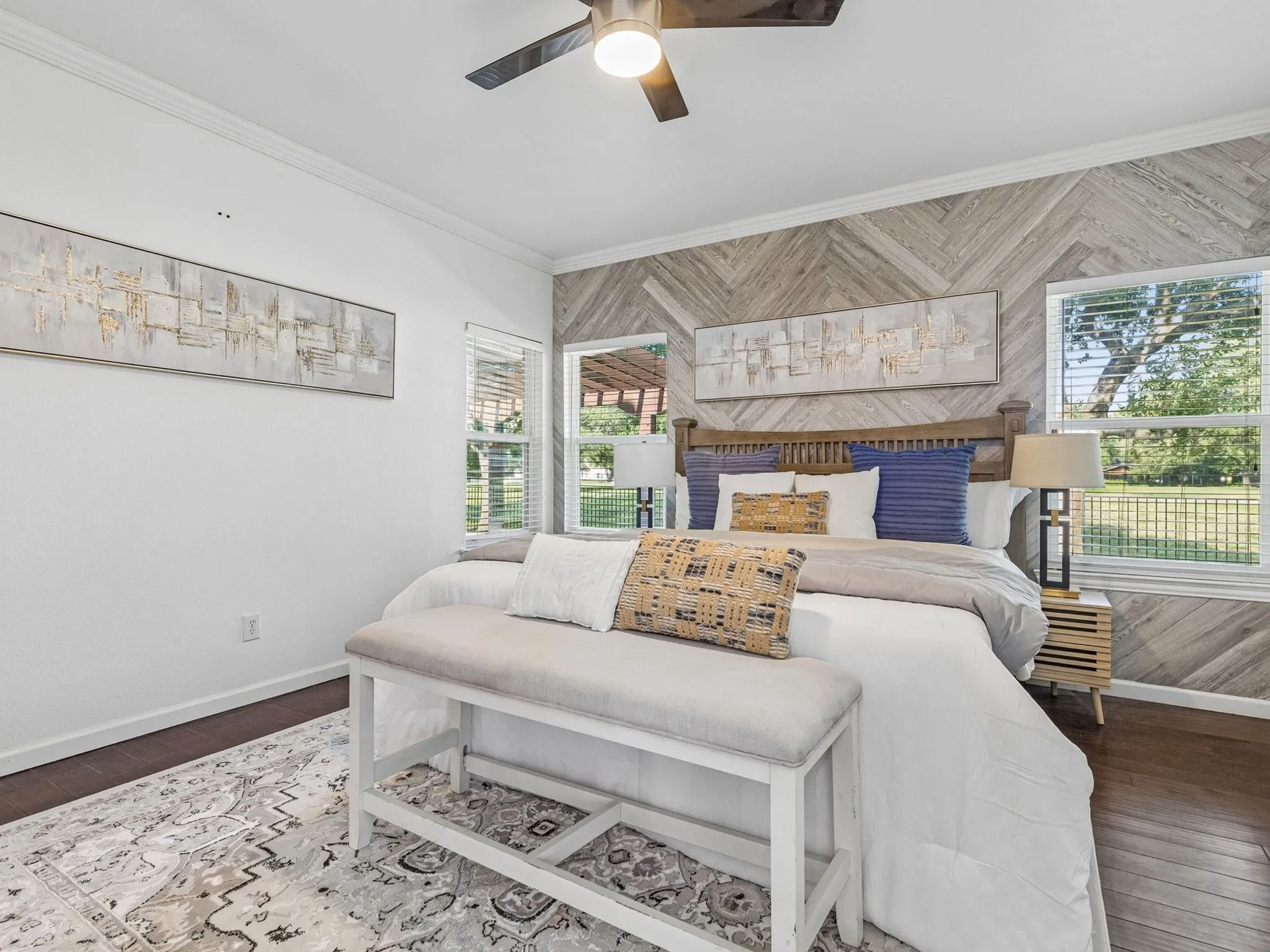 Nestled in the back of home with golf course views