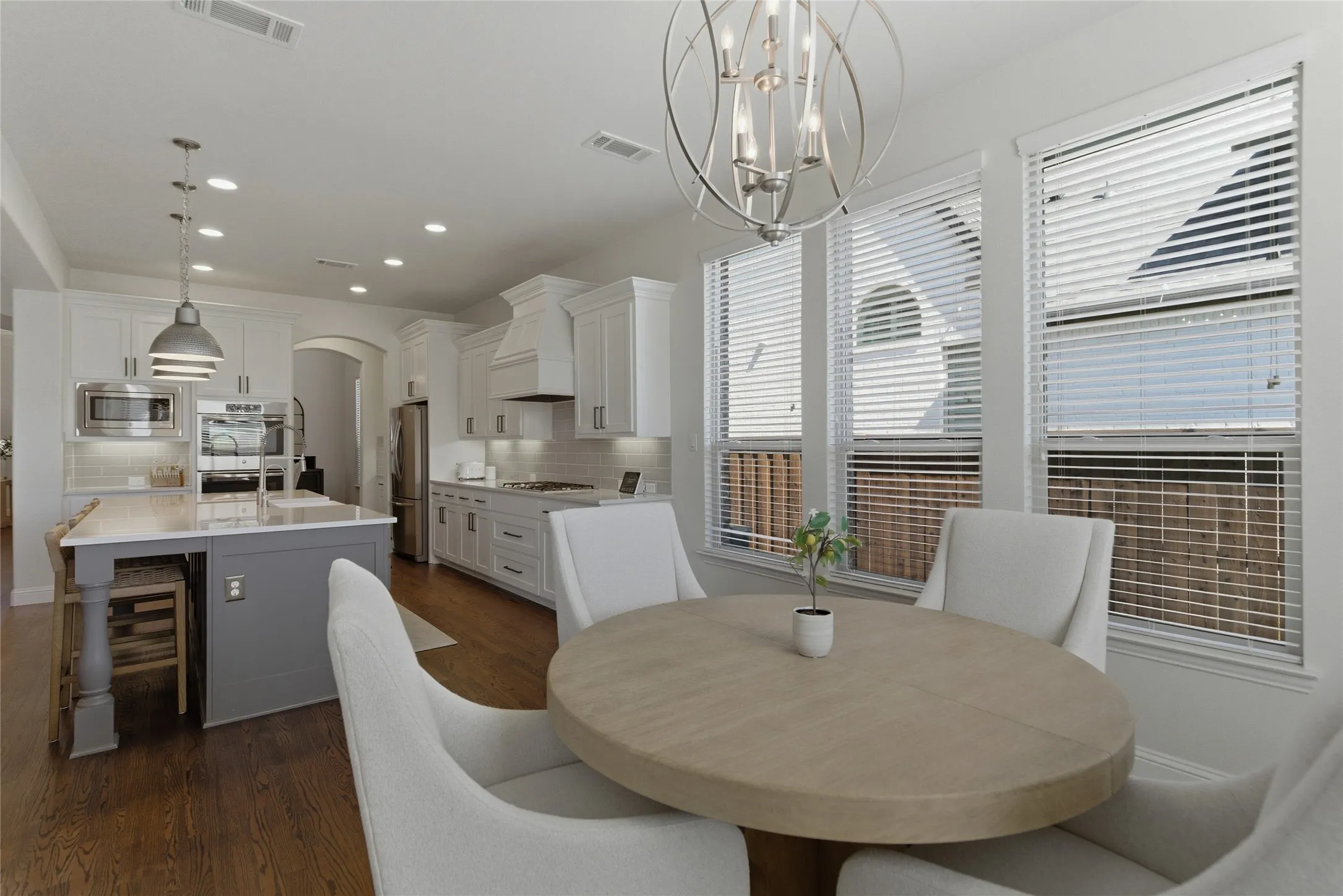 Eat in breakfast area off the kitchen