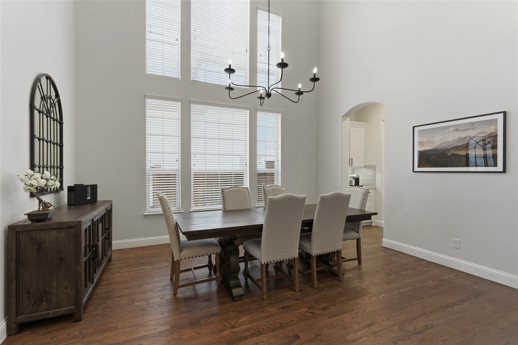 Entertain with the large dining area