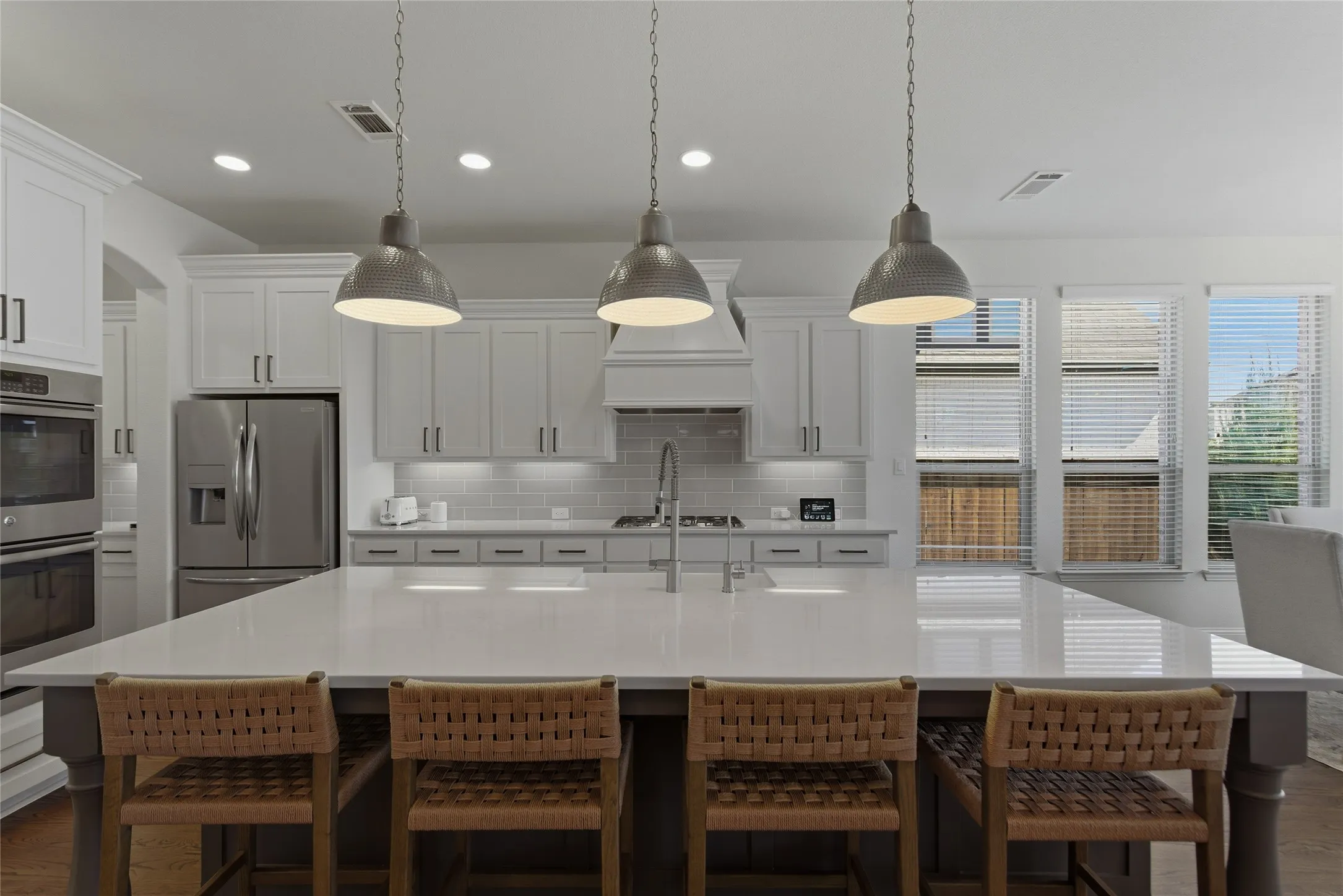 Breakfasts will be awesome in the large island kitchen
