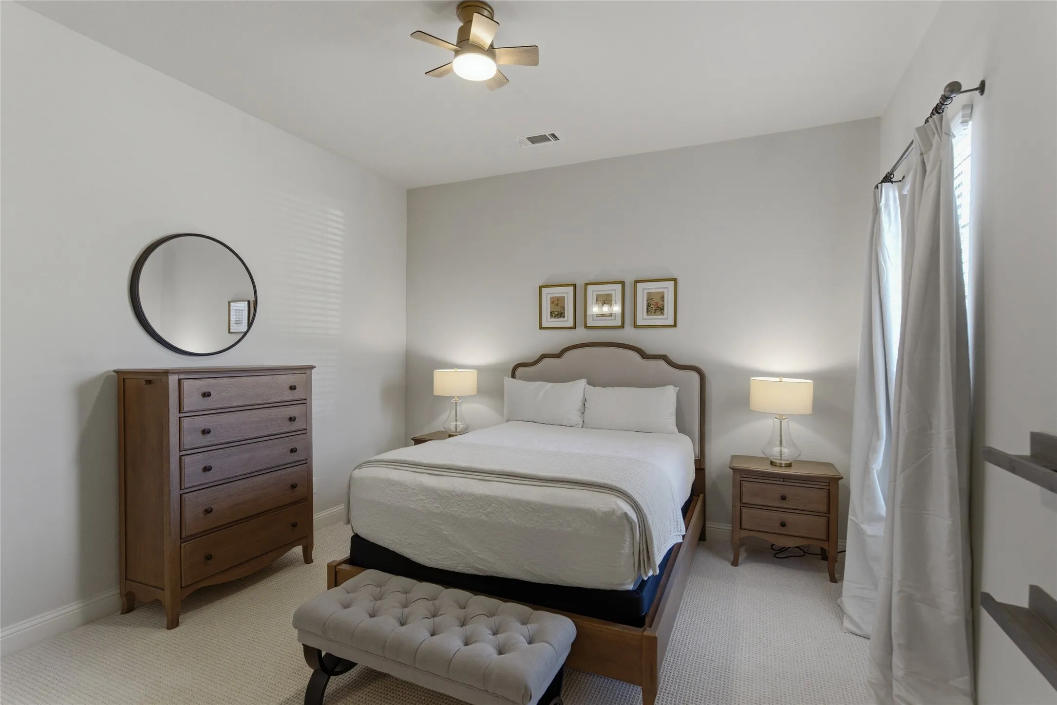Large downstairs bedroom with ensuite bath