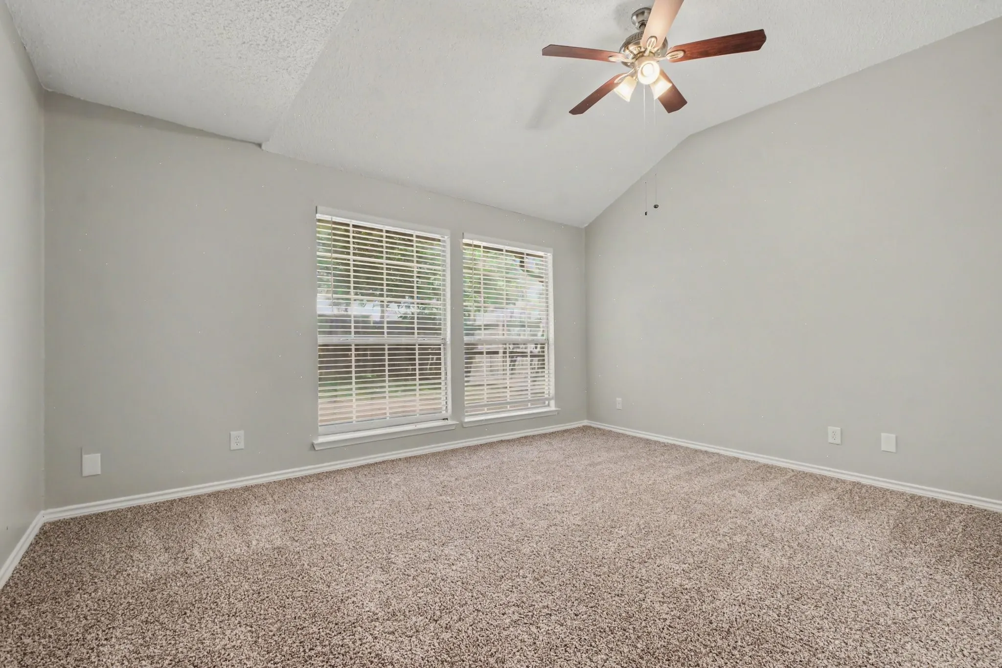 Primary bedroom on main floor. New carpet.