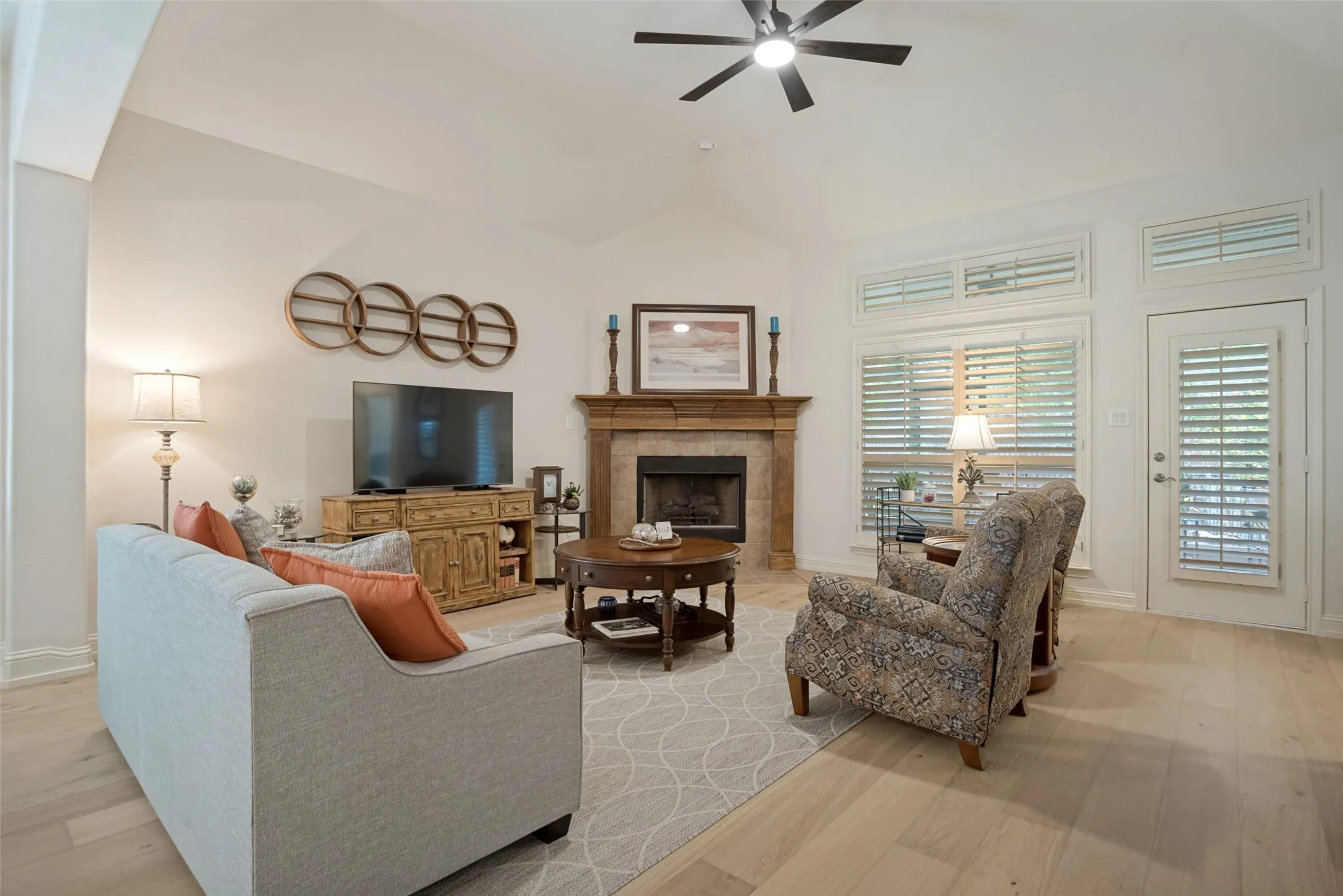 Generously sized living area.