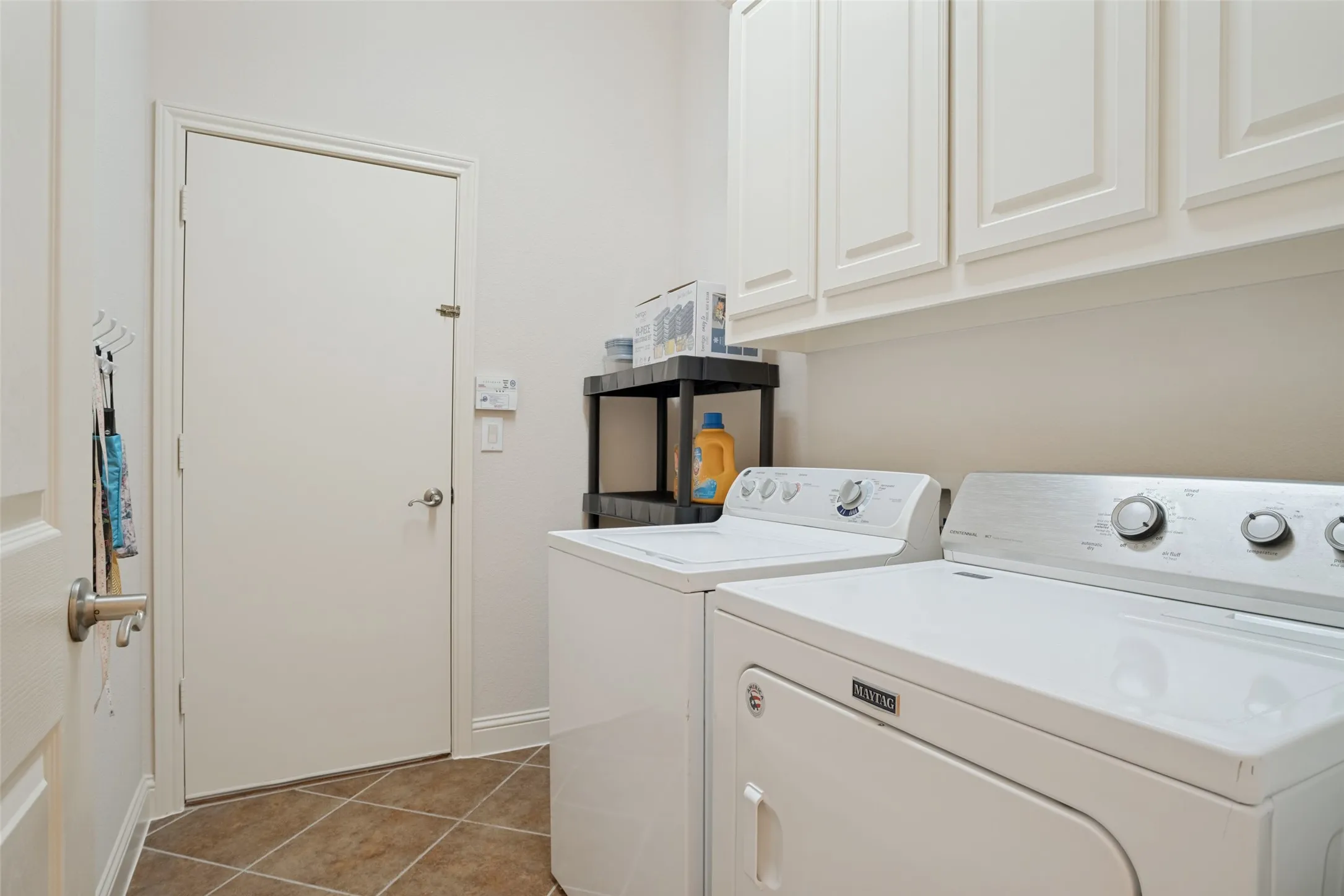 Spacious laundry room