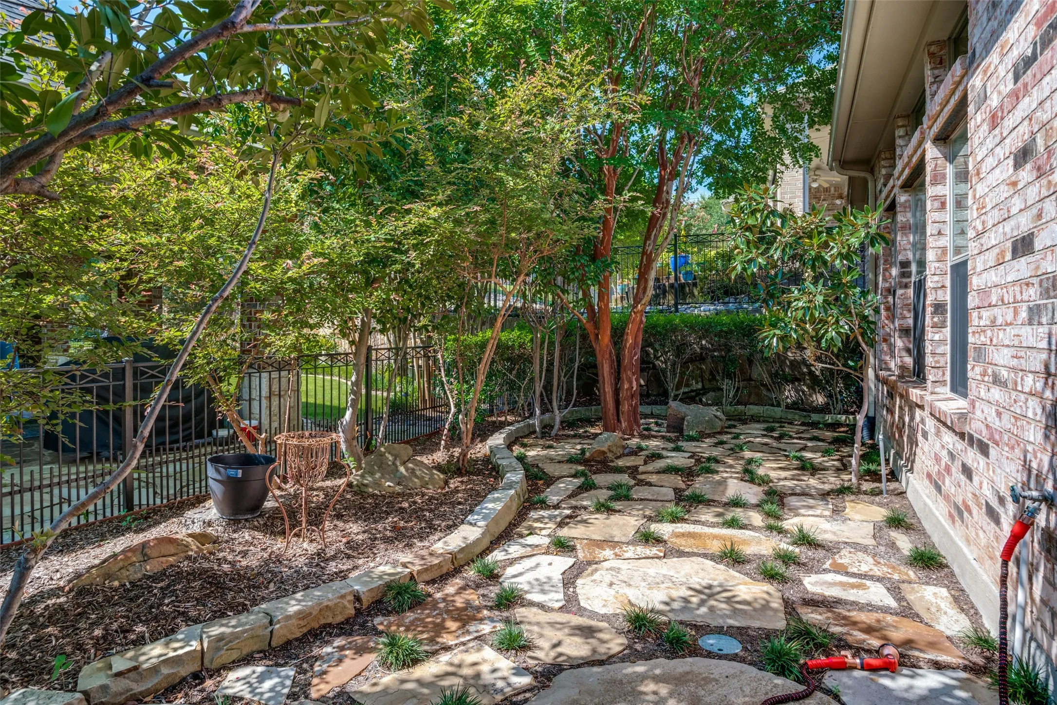 Beautiful custom landscaping