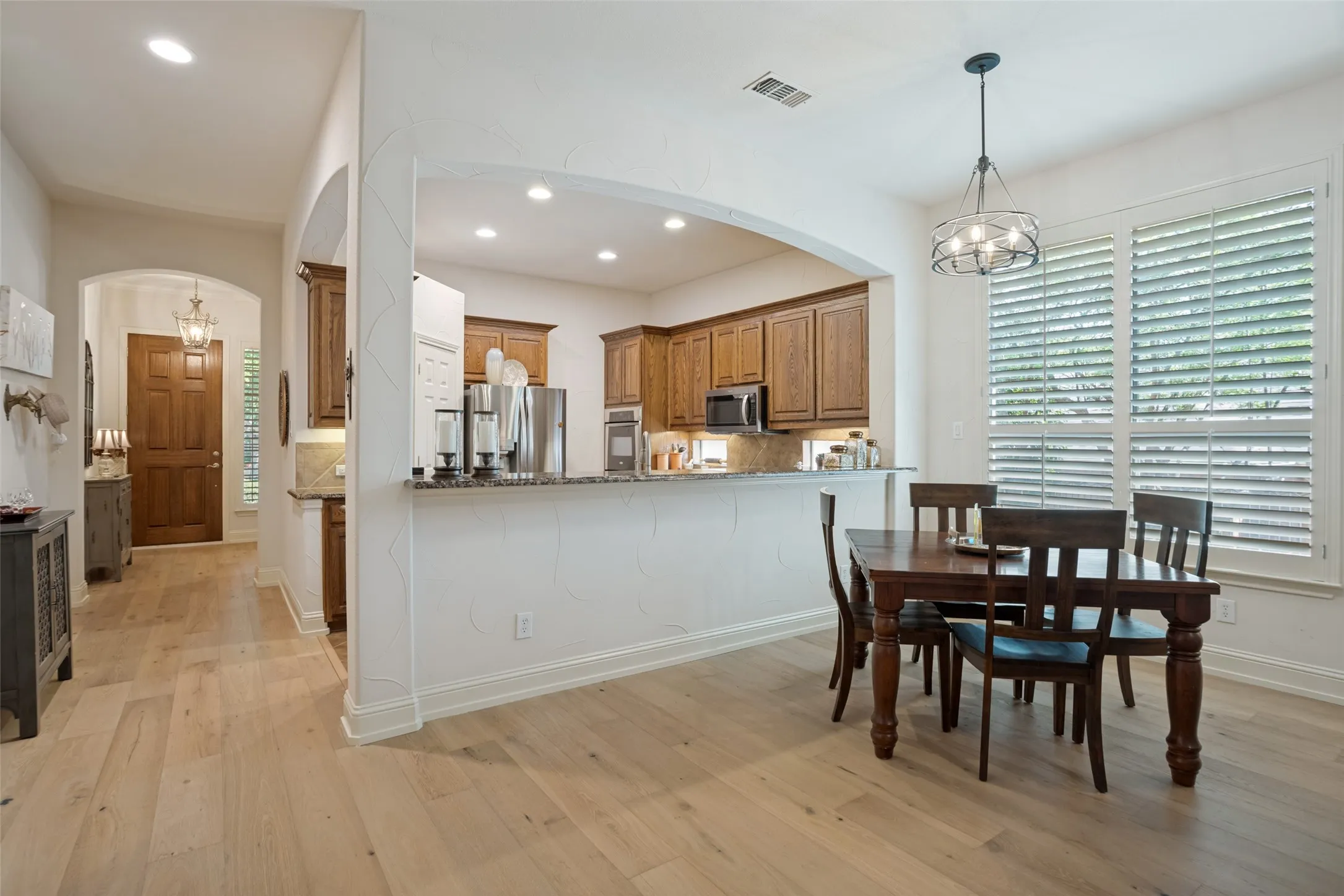 View to kitchen
