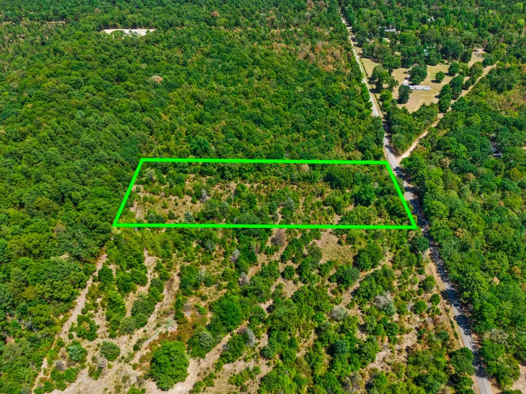 Expansive land parcel featuring dense tree coverage