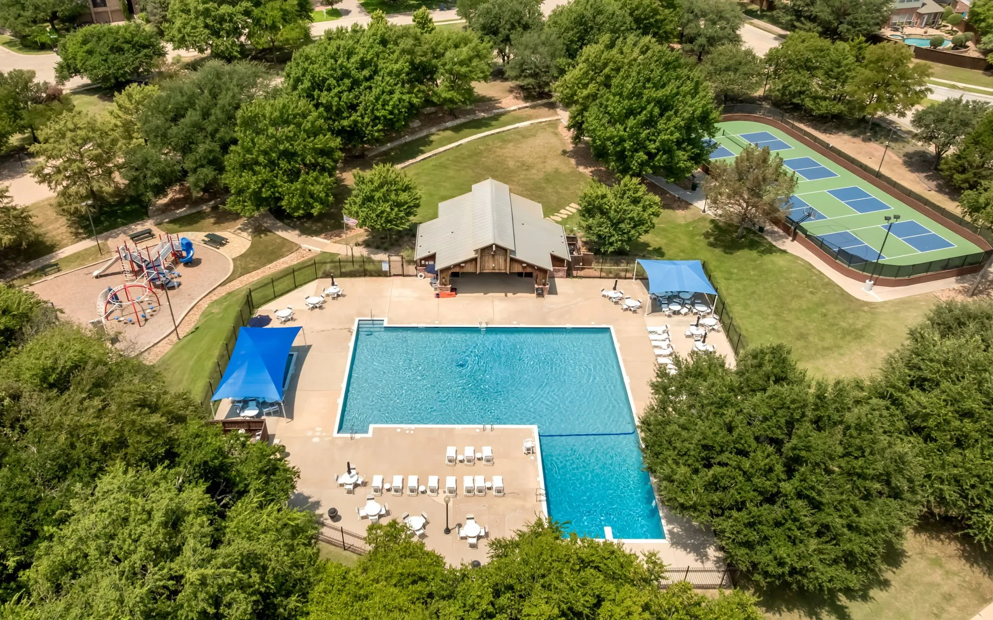 An easy walk to the community amenities!