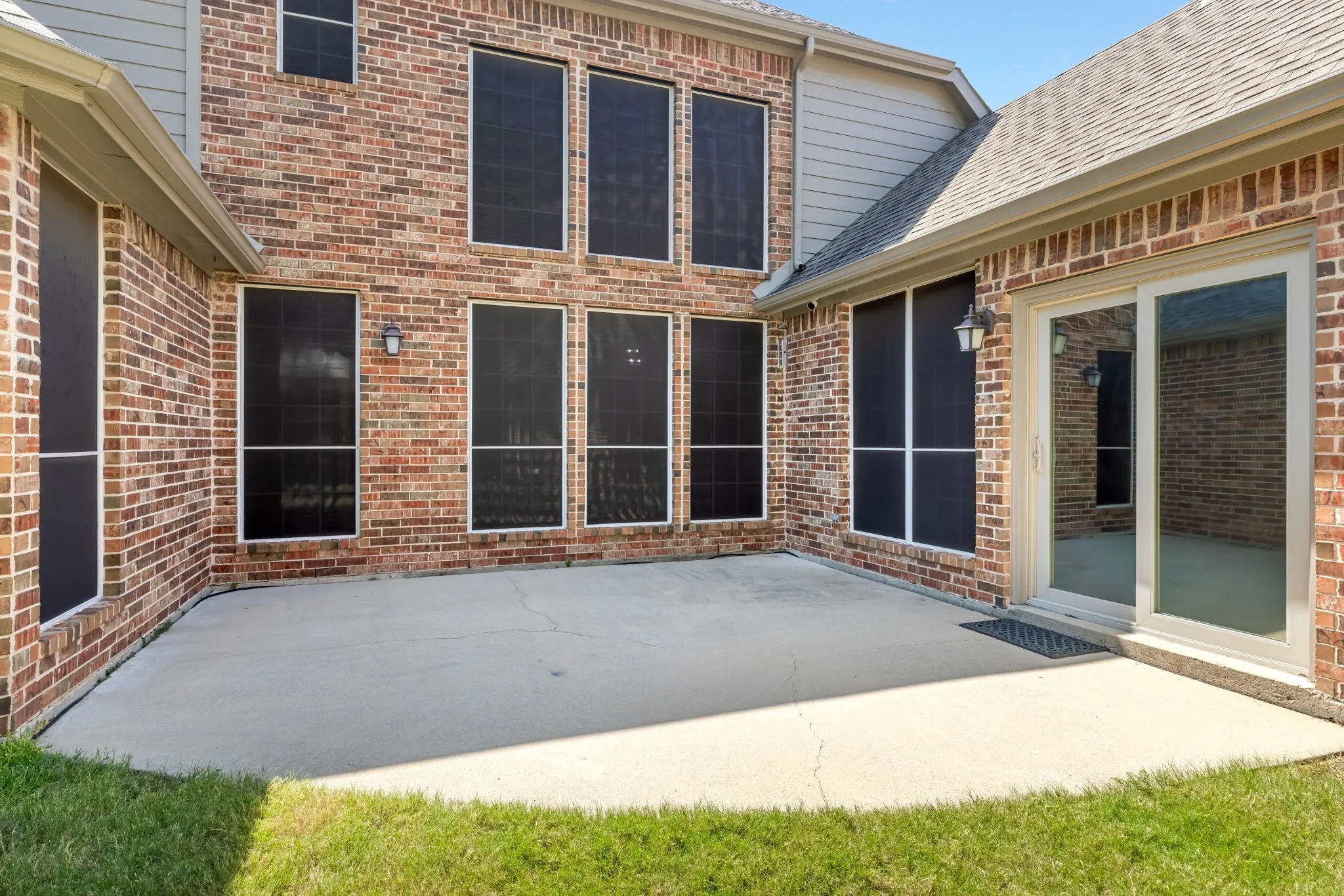 Enjoy a large patio great for relaxing and entertaining in the private backyard.