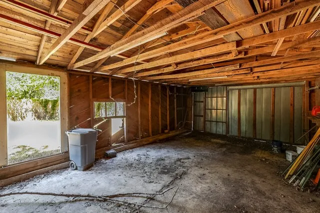 Potential workshop in backyard