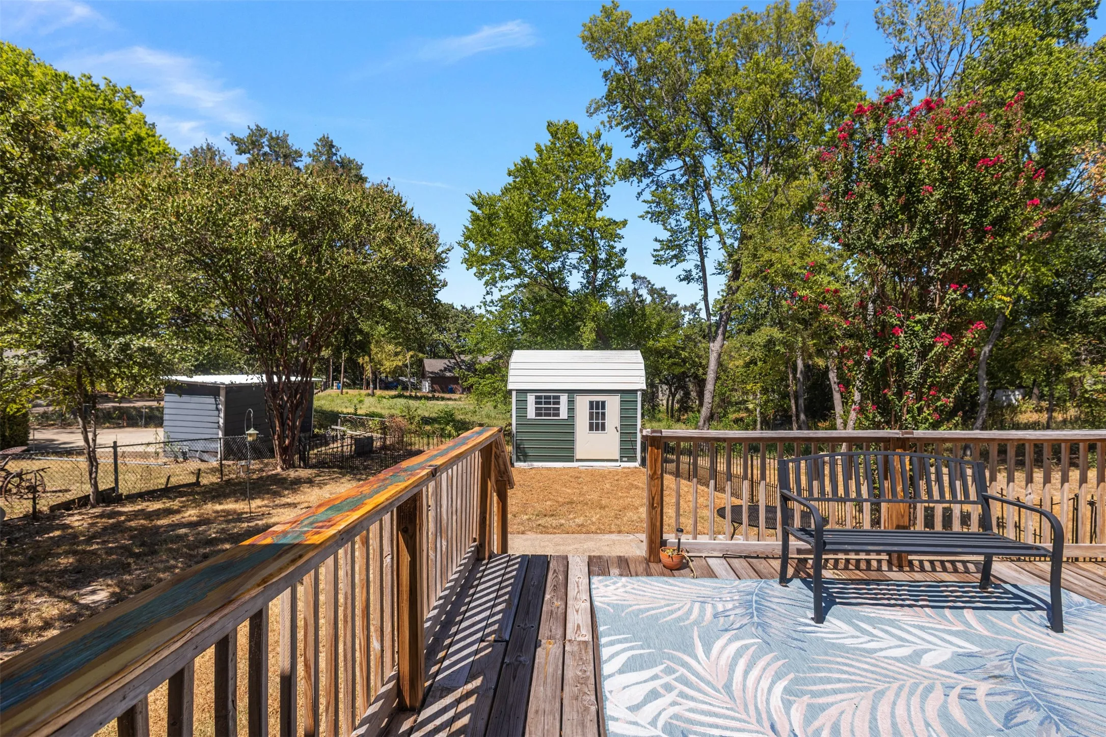 Small Storage Building and Channel View