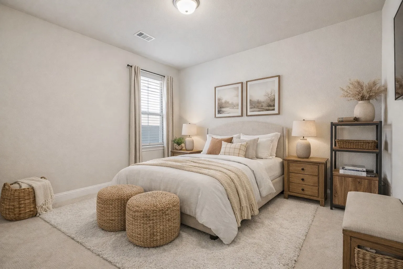 Cozy Bedroom Offering A Peaceful And Relaxing Retreat (Virtually Staged)