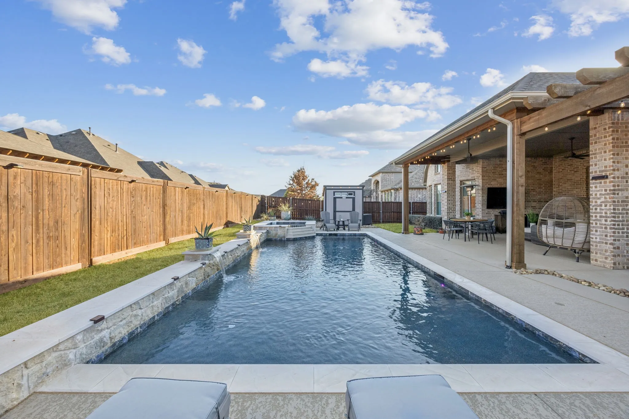 Private Outdoor Oasis Designed For Relaxation And Entertaining