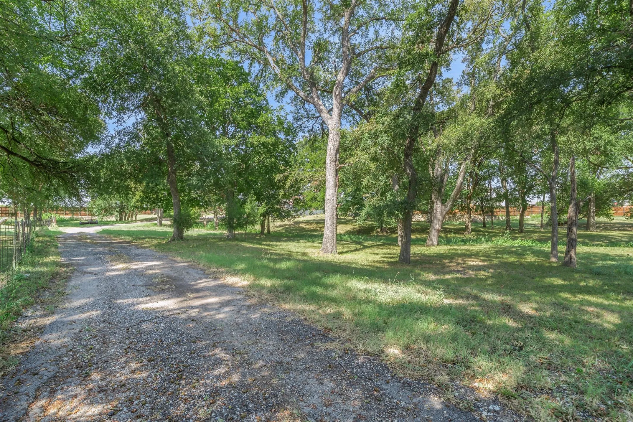 Driveway leading from the road up to the 60 X 60 shop/barn combination
