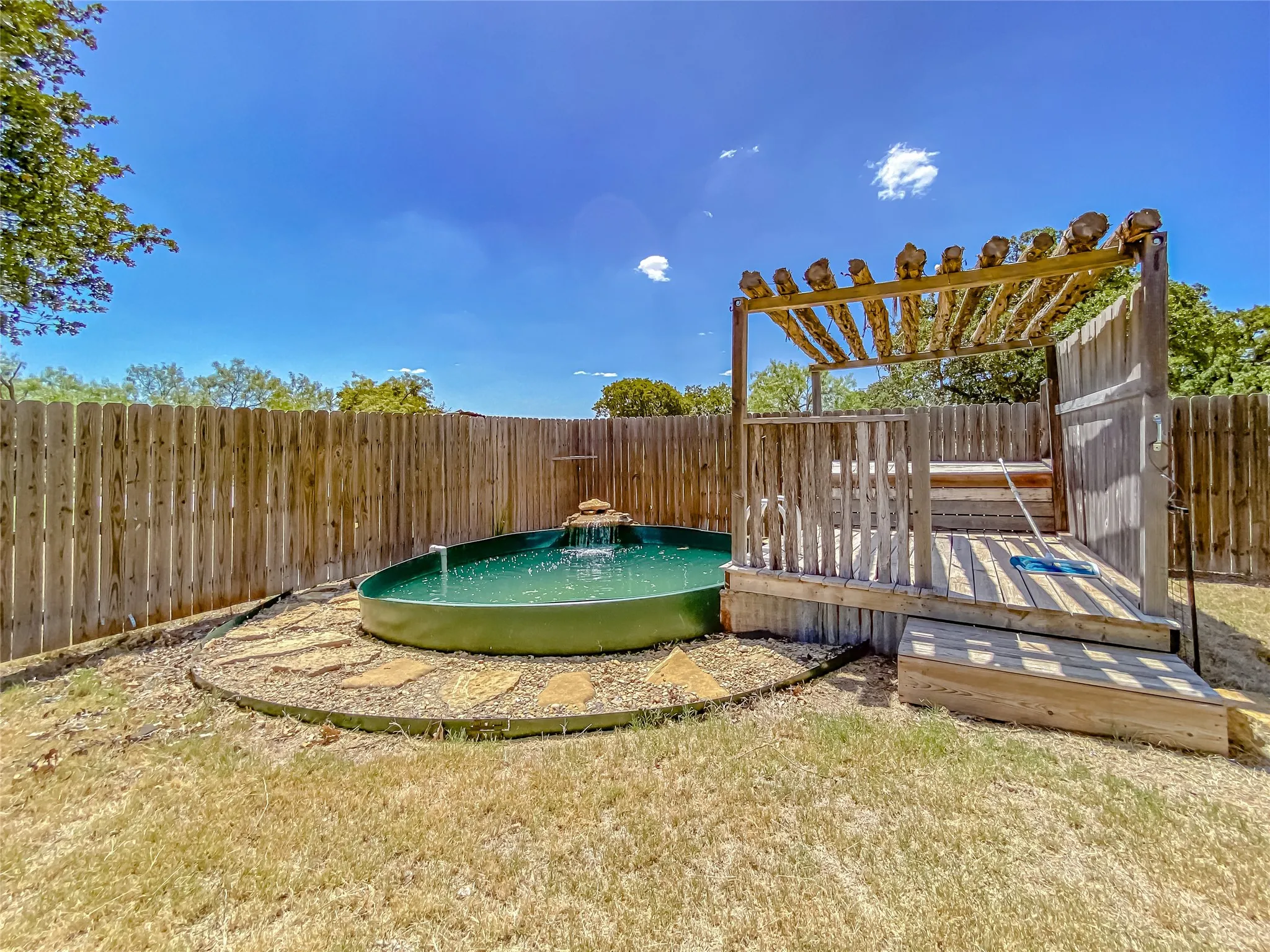 Custom farm pool with sand filter...and right now is the time to get in!!